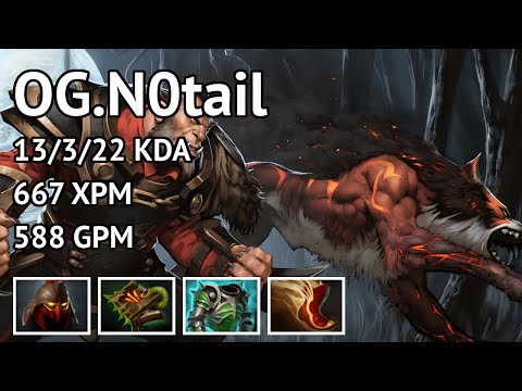 Dota Memories OG.N0tail - Lycan highlights - Game 3671009825 - Dota 2