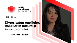 "Diversitatea reptilelor. Rolul lor în natură și în viața omului"
