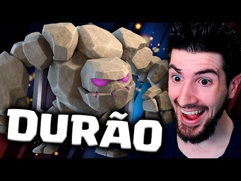 JOGUEI COM O DECK DE GOLEM DUR