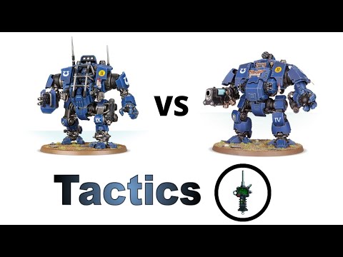 Invictor Tactical Warsuit vs Redemptor Dreadnought: Primaris Walker Contest with Math Hammer!