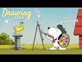 𝐩𝐥𝐚𝐲𝐥𝐢𝐬𝐭 Drawing Time With Snoopy For Your Chill Study Focus Relax At The Sa