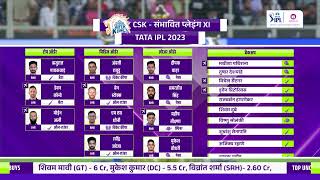 Chennai Super Kings - Team Review (Hindi) - TATA IPL Auction 2023 | JioCinema
