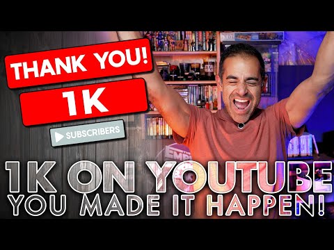 I Hit 1,000 Subscribers and Here's What's Next