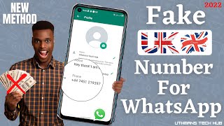 How To Create Free UK 🇬🇧 WhatsApp Account | Free UK WhatsApp Number 2023