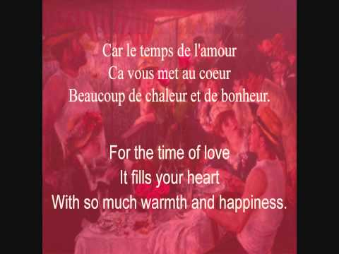 Le Temps de l'Amour - Françoise Hardy (lyrics and translation)