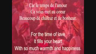 Le Temps de l&#39;Amour - Françoise Hardy (lyrics and translation)