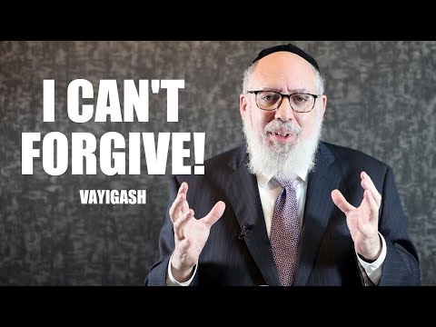 "I Can't Forgive!" | Rabbi Yaacov Haber | Parashat Vayigash