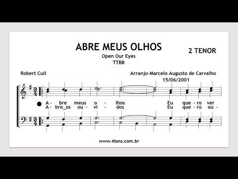 TTBB 0157 2T ABRE MEUS OLHOS 2 TENOR MIDI