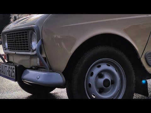 Renault R4 GTL POV drive, open air