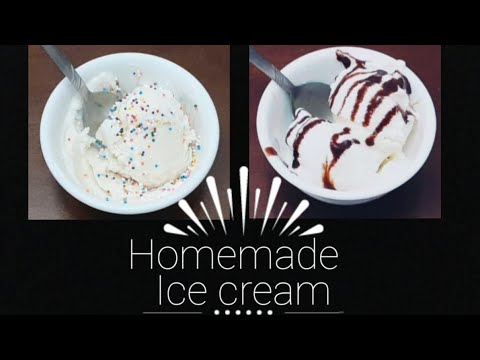 Homemade Ice Cream Recipe in 5 minutes!!