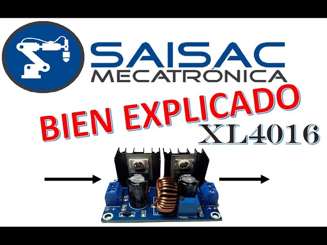 Vídeo relacionado con Zilimontt XH-M401DC - Módulo reductor para placa reguladora de voltaje CC de alta potencia XL4016E1, 8 A, 200 W, modulación, protección contra sobrecorriente y sobretemperatura, ajustable 1