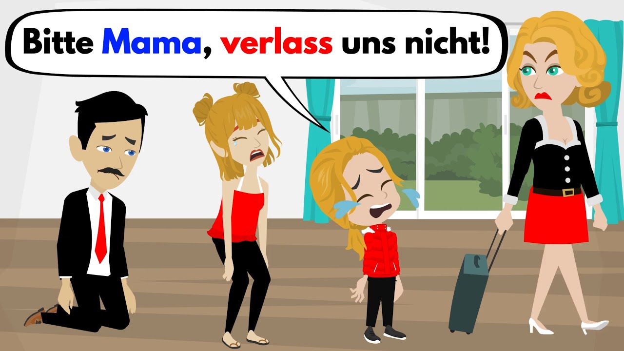 Evil mother abandons her children for a better life 🤦‍♂️ Learn German