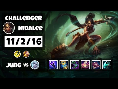 Nidalee 11.13 S11 Jungle Challenger Replay (11/2/16) - OCE