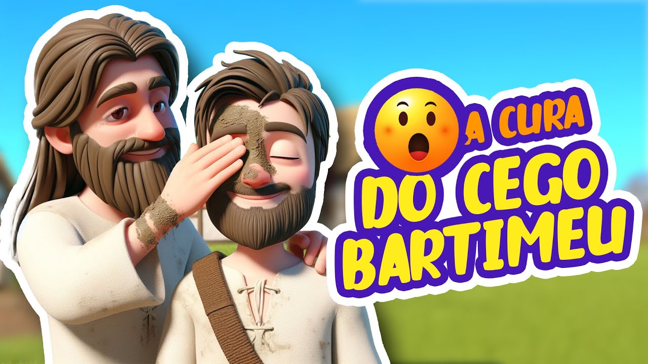 Ual😯Ele era Cego!!! Jesus cura Bartimeu 🕶️ | Desenho Gospel | Historinha Bíblica | Soarthekids