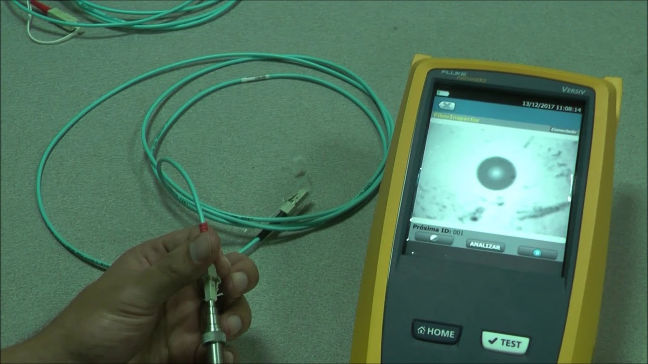 Certificación de fibra óptica Multi-Modo OM3 - Fluke