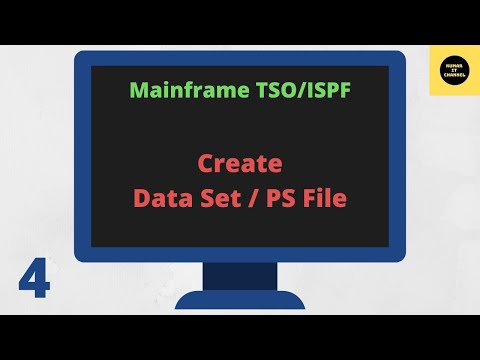 Create PS in TSO/ISPF - Mainframe TSO/ISPF Tutorial - Part 4