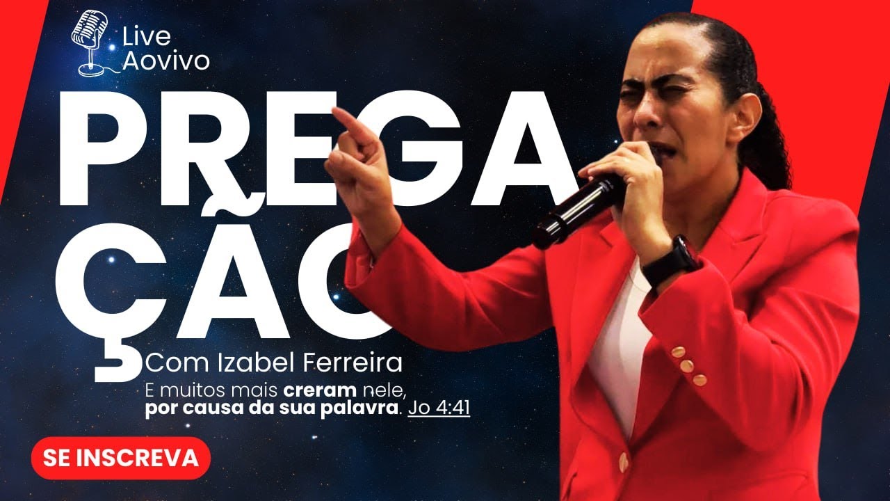 03/10/2024 - PREGAÇÃO COM  IZABEL FERREIRA | PROVERBIOS 16:1