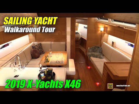 2019 X-Yachts X46 Sailing Yacht - Deck Interior Walkaround - 2019 Boot Dusseldorf