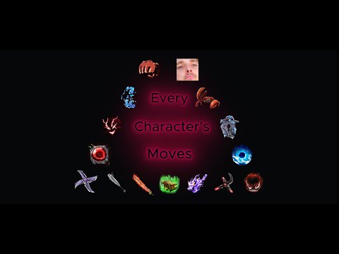 Every character's moves in The Strongest Battlegrounds | Roblox