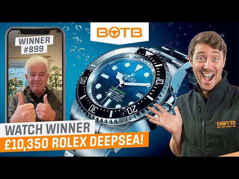 £10,000 ROLEX Deepsea Watch Winner!