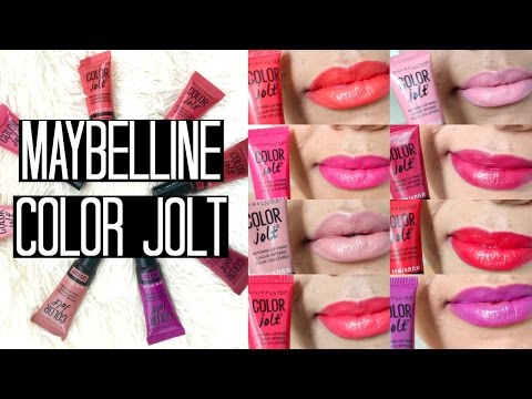 Maybelline Color Jolt Lip Swatches + Review! | samantha jane Video