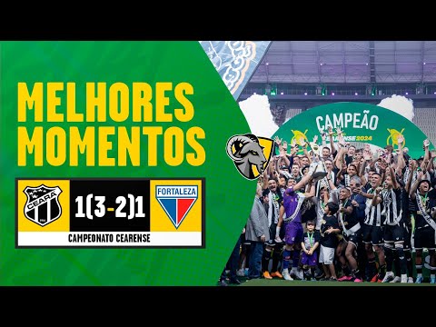 Gols e lances de Ceará x Fortaleza