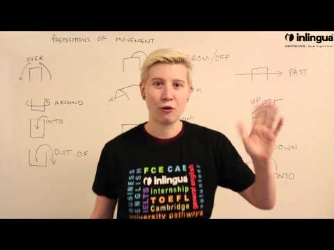 Prepositions of Movement (over, Around, into, out of) - English lessons with inlingua Vancouver