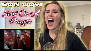 Bon Jovi-Livin' On A Prayer!  My First Time Hearing!!