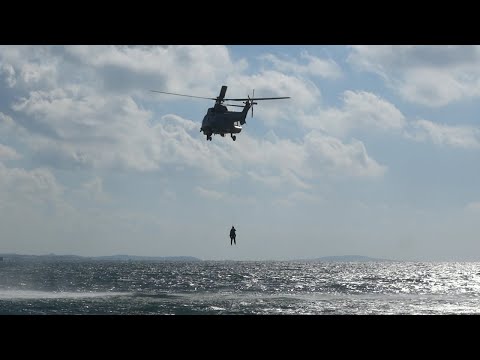 Hellenic Air Force AS-332 C1 Super Puma at Faliro Airshow 2022