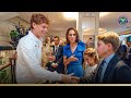 Jannik Sinner Meets Their Royal Highnesses The Prince And Princess Of Wales Wimbledon 2025