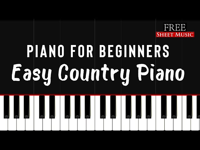 Vídeo relacionado con Sheet Music For Piano Country: 52 Easy & Classic Songs for Beginners and Adults