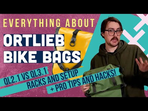 Ortlieb Bike Bags - Full Feature Rundown, Lineup, Installation and Adjustment