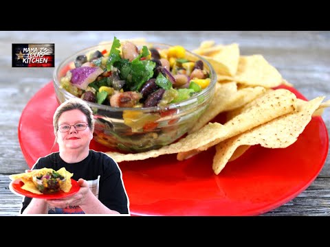How to make Texas Caviar (Cowboy Caviar) #Texas #Texasfood #MamaZ