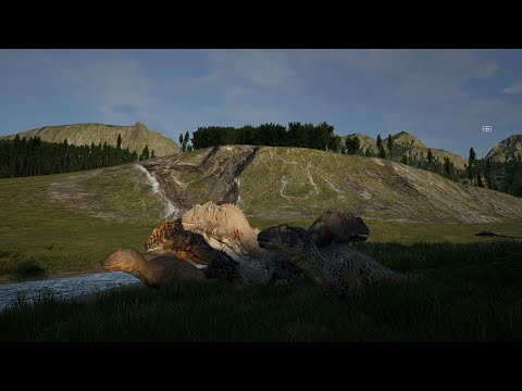 Survival Giga Hunts On New Beginnings! Part 1 | Herd Fights + Rex Pair + Extras | Isle Legacy