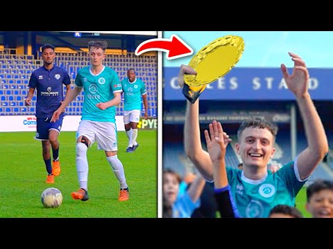 I Played in a REAL Football Match & I WON !?