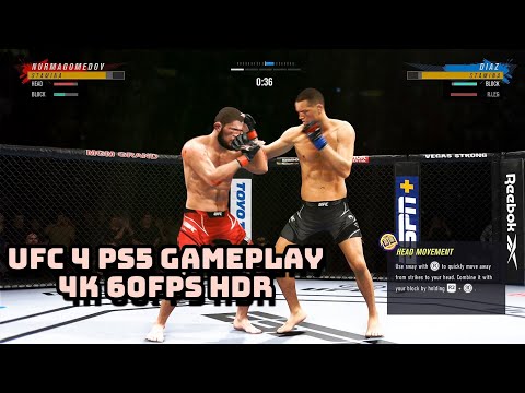 Khabib vs Nate Diaz UFC 4 PS5 Gameplay 4K 60FPS HDR