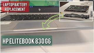 Laptop Battery Replacement | HP EliteBook 830 G6 | Laptop Disassembly