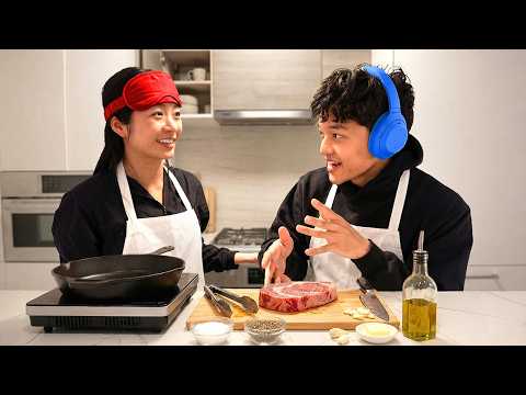Blind & Deaf Cooking With Evelyn Ha!