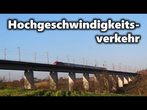 Hochgeschwindigkeitsverkehr an der SFS Mannheim-Stuttgart - Bbf Kraichtal im Wandel der Jahreszeiten