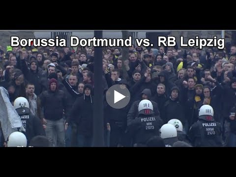 Gewalttäter Sport - 0231 Riot Hooligans beim Spiel BVB Borussia Dortmund vs. RB Leipzig