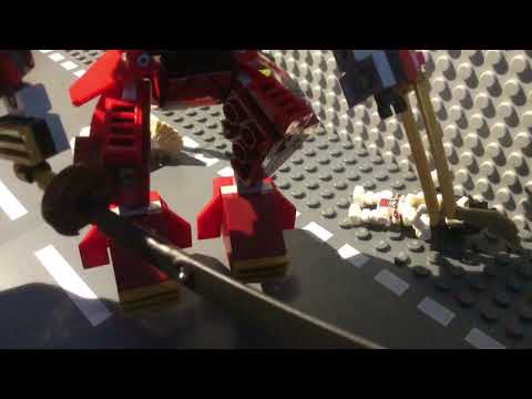 Lego samurai vs skeletons and snake