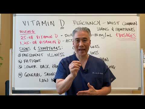 Vitamin D Deficiency-Most Common Signs and Symptoms Plus Dosages 🌞🌞