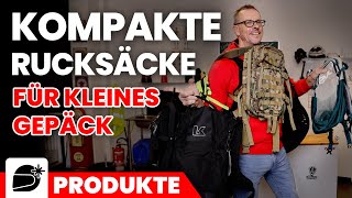 Motorradrucksäcke Teil 1 - Rucksäcke für kleines Gepäck