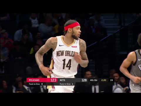 Final Minutes, New Orleans Pelicans vs Brooklyn Nets, 11/04/19 | Smart Highlights
