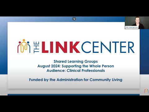 Supporting the Whole Person - Clinical Professionals (Shared Learning Group)