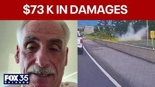 Sheriff responds to speeding Florida deputy crash into pond | FULL