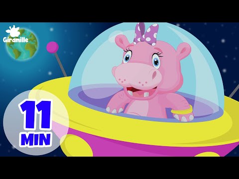 Nave Espacial da Thay + Melhores da Giramille 11 min | Desenho Animado Musical