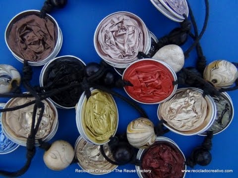  Como Hacer UN Collar CON Cápsulas DE Café Nespresso Recicladas Y UNA Perla Montesa