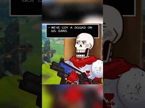 UNDERTALE FORTNITE REAL?! 💀| #art #undertale #sans #papyrus #fortnite#meme #trending #shorts #viral