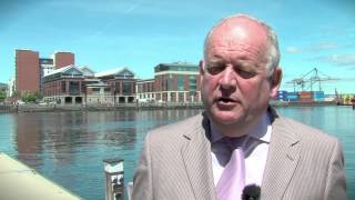 preview picture of video 'Regional Development Committee visit to Belfast Harbour'